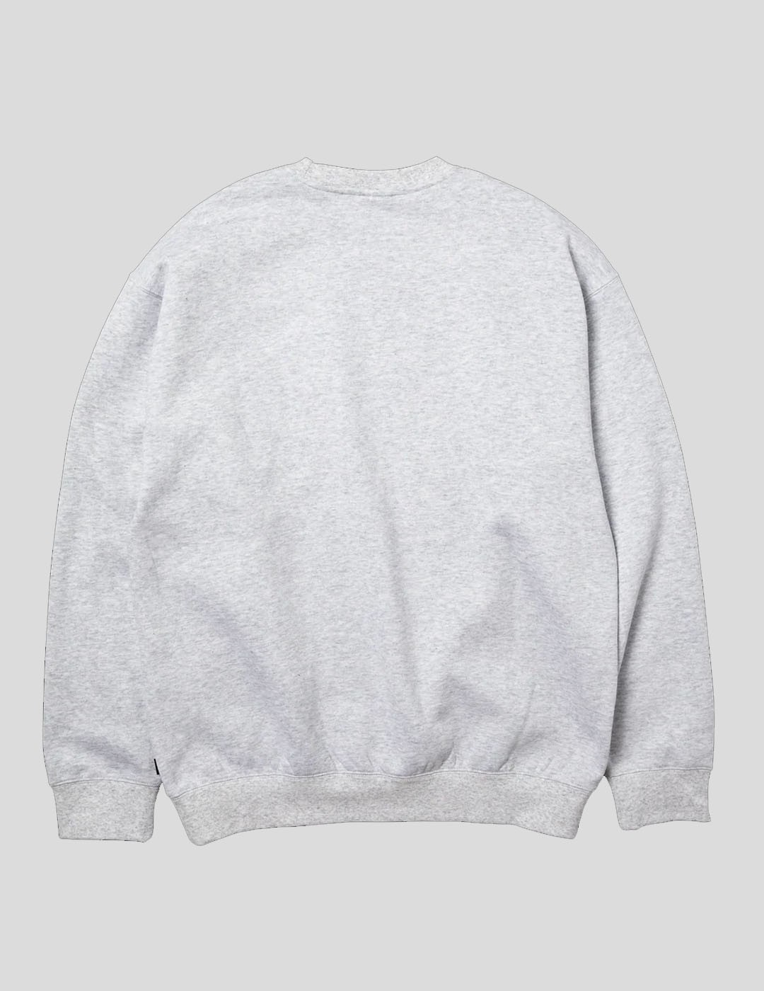 SUDADERA HUF CLASSIC ARCH CREW  HEATHER GREY