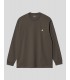 CAMISETA CARHARTT WIP  CHASE LS TEE  SHUNGITE