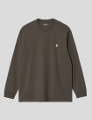 CAMISETA CARHARTT WIP  CHASE LS TEE  SHUNGITE