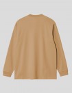 CAMISETA CARHARTT WIP  AMERICAN SCRIPT LS TEE  DUSTY HAMILTON BROWN