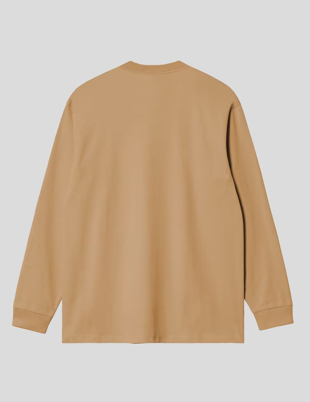 CAMISETA CARHARTT WIP  AMERICAN SCRIPT LS TEE  DUSTY HAMILTON BROWN