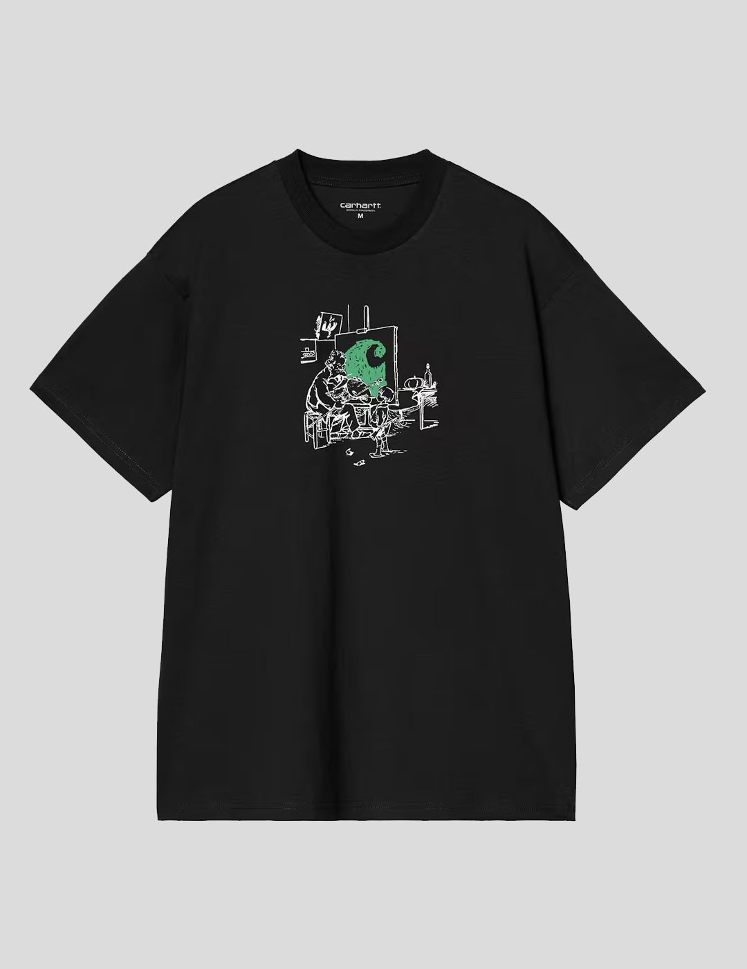 CAMISETA CARHARTT WIP  OLD PAINTER TEE  BLACK