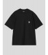 CAMISETA CARHARTT WIP  OG LOOSE POCKET TEE  BLACK