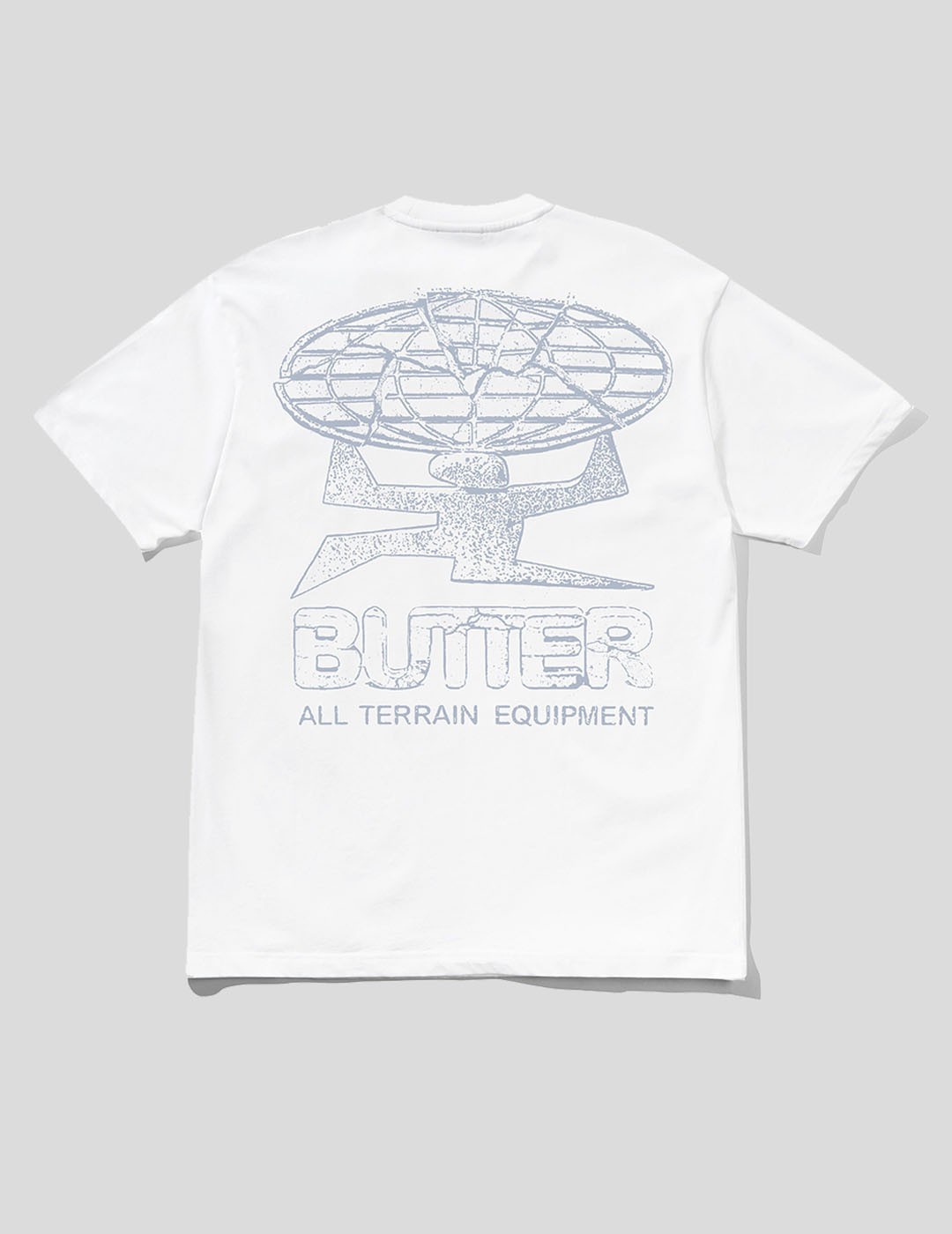 CAMISETA BUTTER GOODS TERRAIN TEE  WHITE 