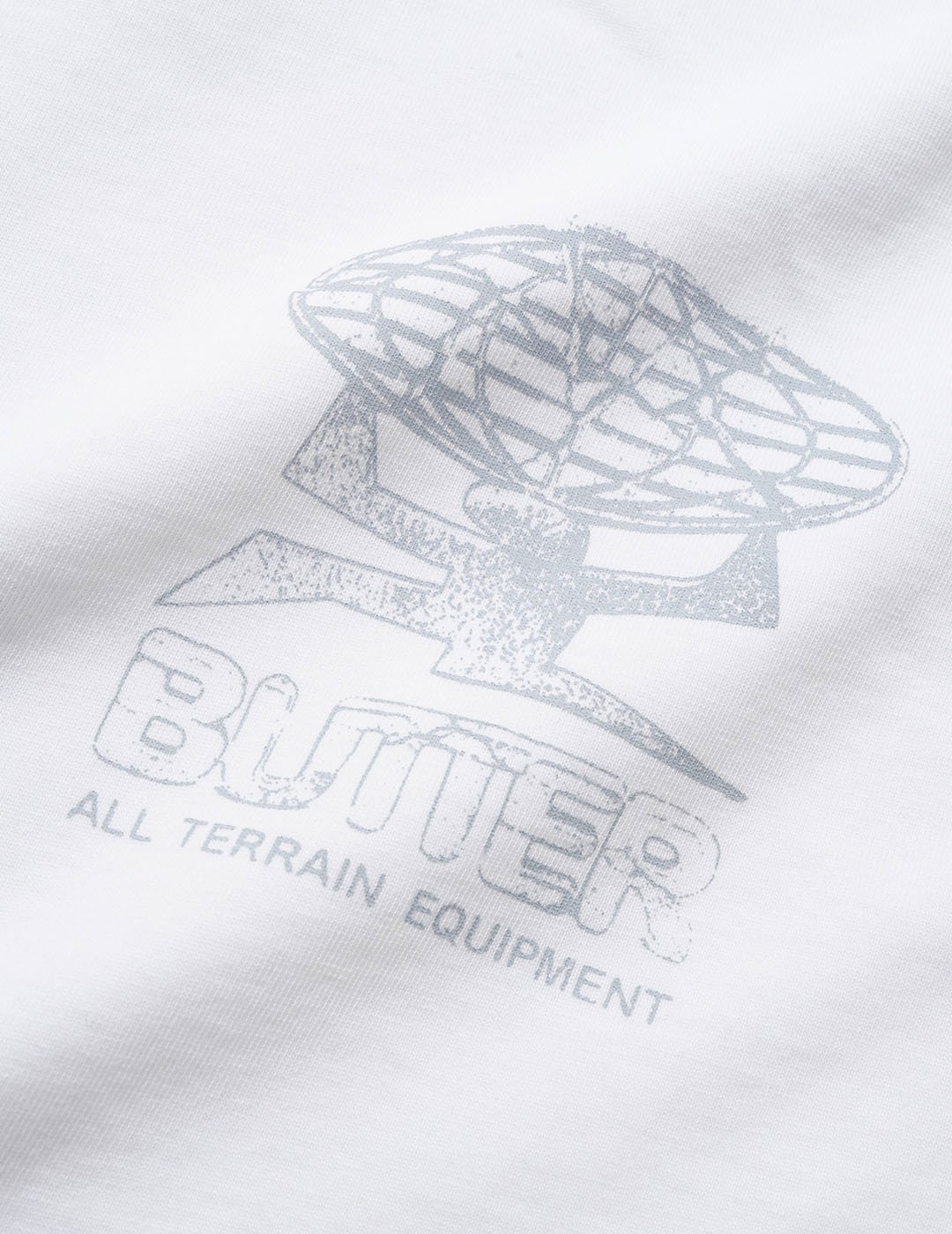 CAMISETA BUTTER GOODS TERRAIN TEE  WHITE 