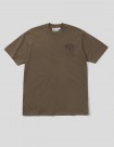 CAMISETA BUTTER GOODS TERRAIN TEE  DARK TAUPE