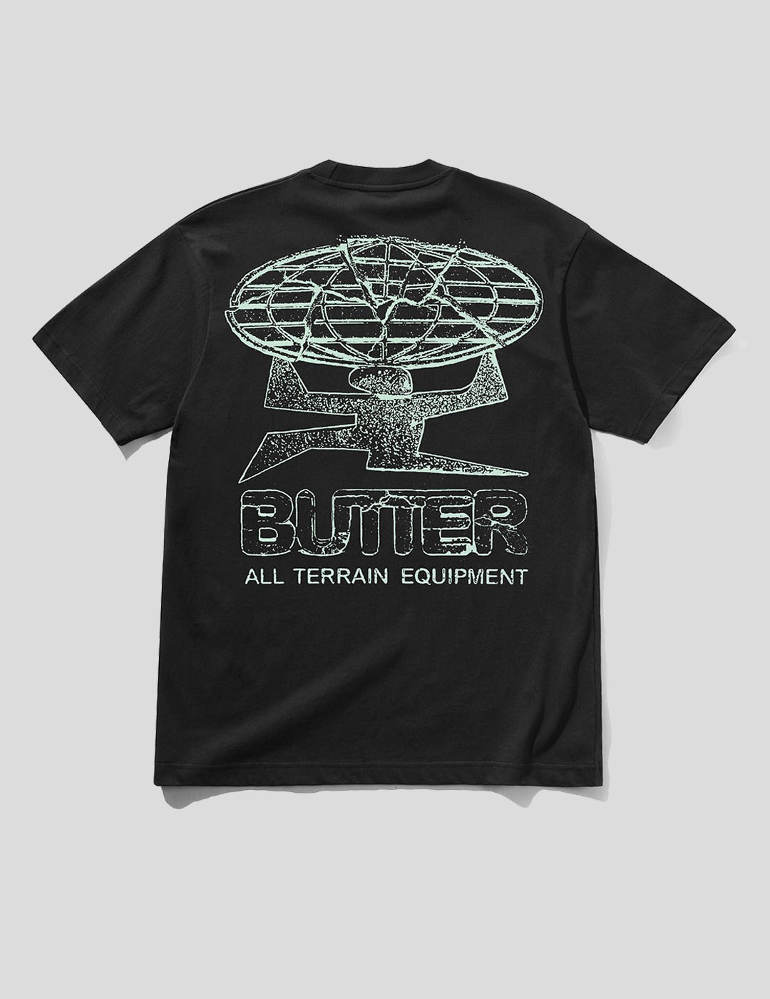 CAMISETA BUTTER GOODS TERRAIN TEE  BLACK