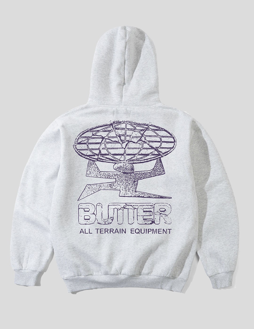 SUDADERA BUTTER GOODS TERRAIN PULLOVER HOODIE  ASH HEATHER