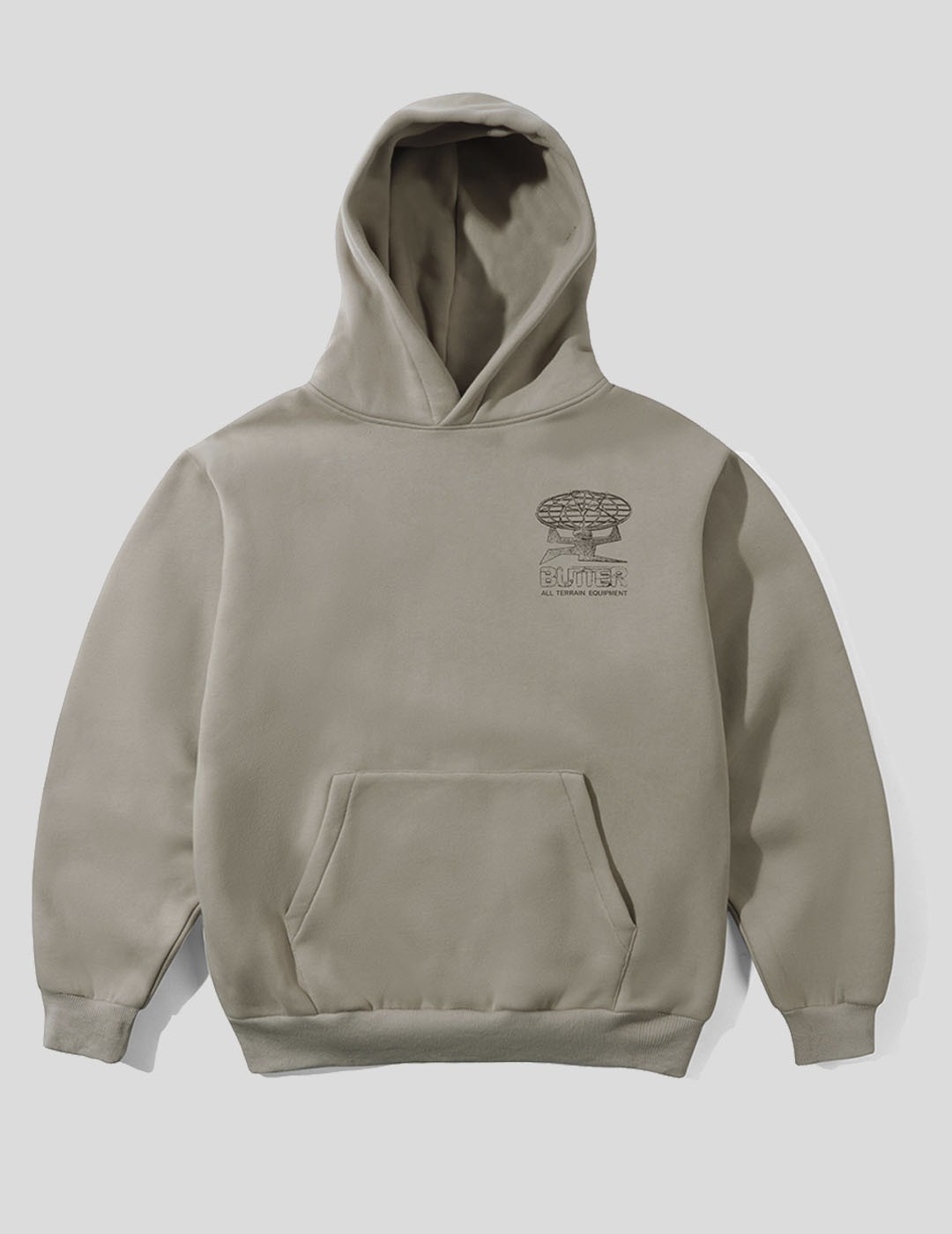 SUDADERA BUTTER GOODS TERRAIN PULLOVER HOODIE  STONE
