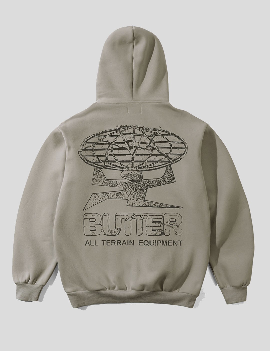 SUDADERA BUTTER GOODS TERRAIN PULLOVER HOODIE  STONE