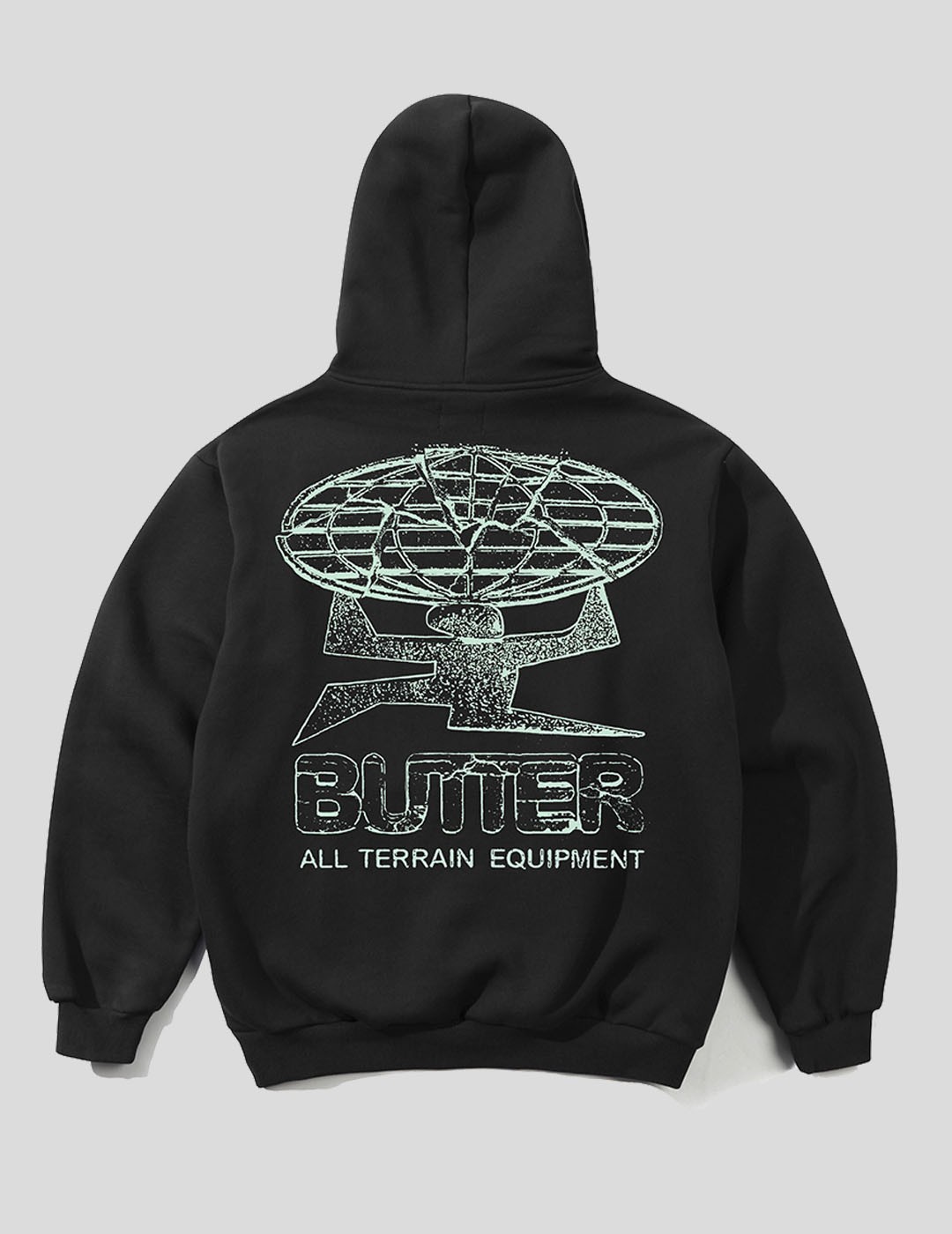 SUDADERA BUTTER GOODS TERRAIN PULLOVER HOODIE  BLACK