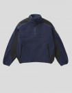 SUDADERA BUTTER GOODS POLARTEC 1-4 ZIP PULLOVER  NAVY