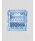 ACCESORIOS BUTTER GOODS COLLAPSABLE RECORD CRATE  BLUE