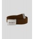 CINTURÓN CARHARTT WIP  CLIP BELT CHROME  HAMILTON BROWN