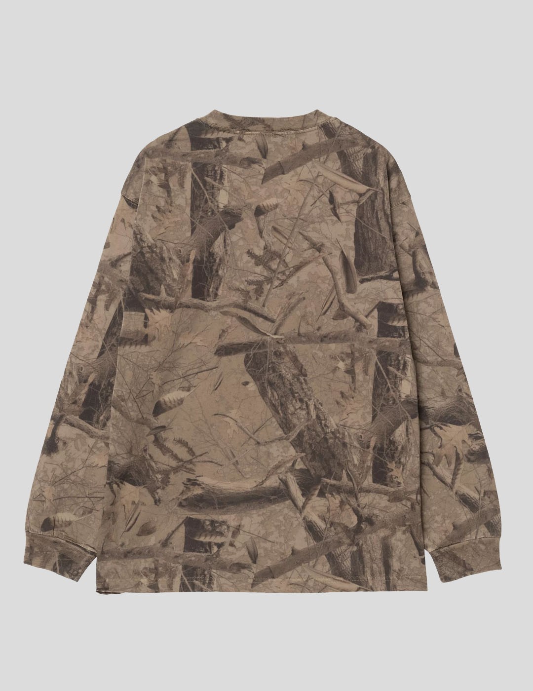 CAMISETA CARHARTT WIP  FEATHER TREE LS TEE  CAMO