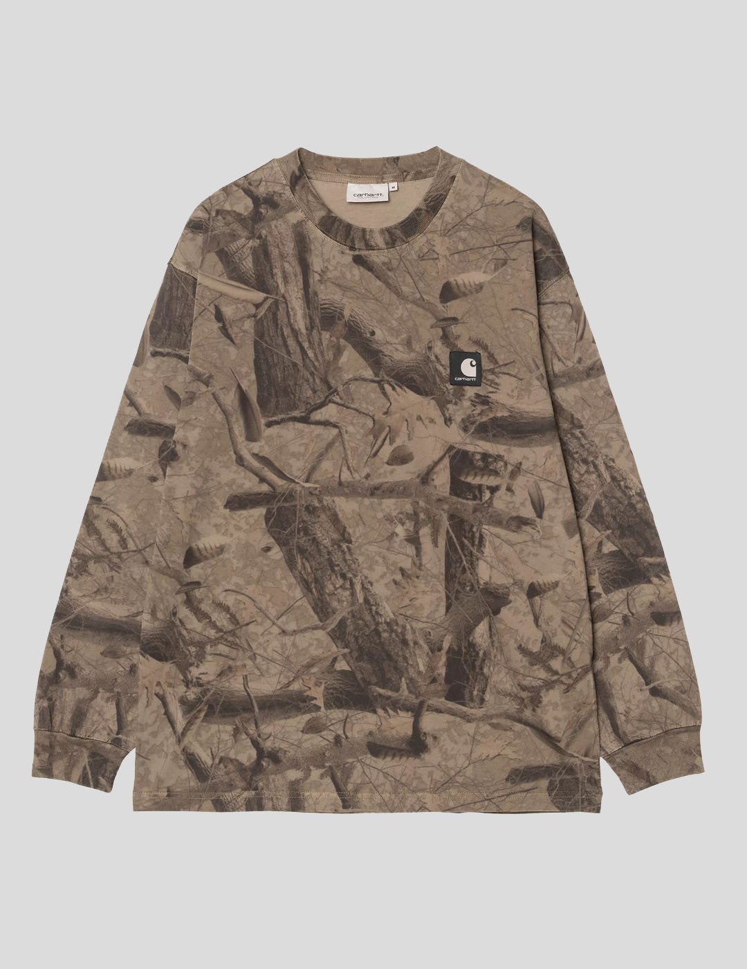 CAMISETA CARHARTT WIP  FEATHER TREE LS TEE  CAMO