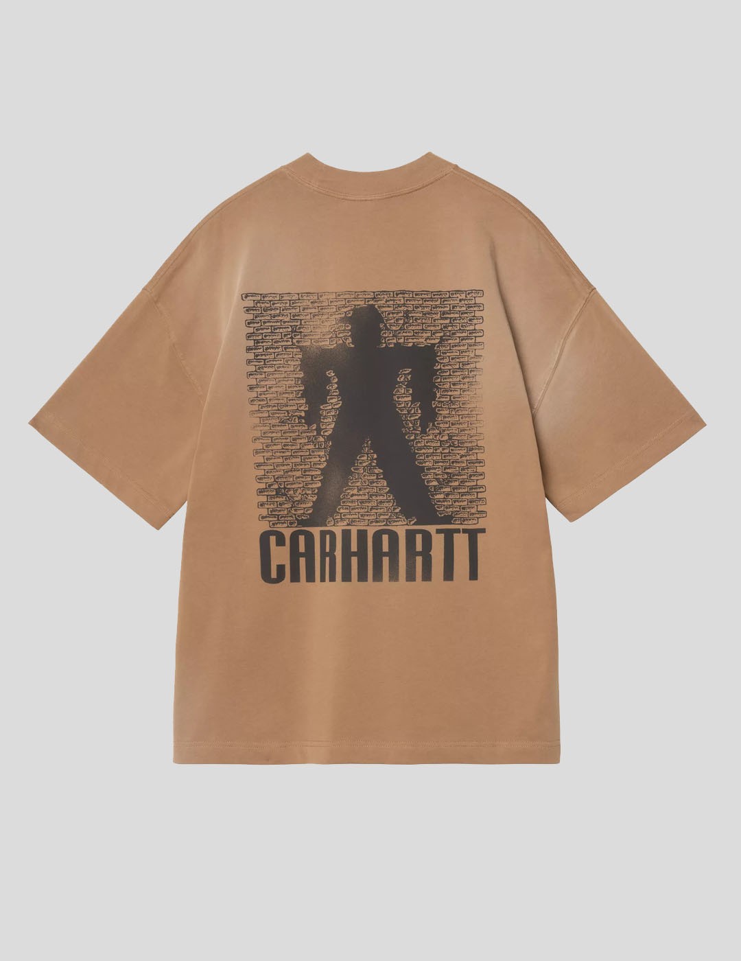 CAMISETA CARHARTT WIP  BRICKY MAN TEE  H BROWN-STONE DYED