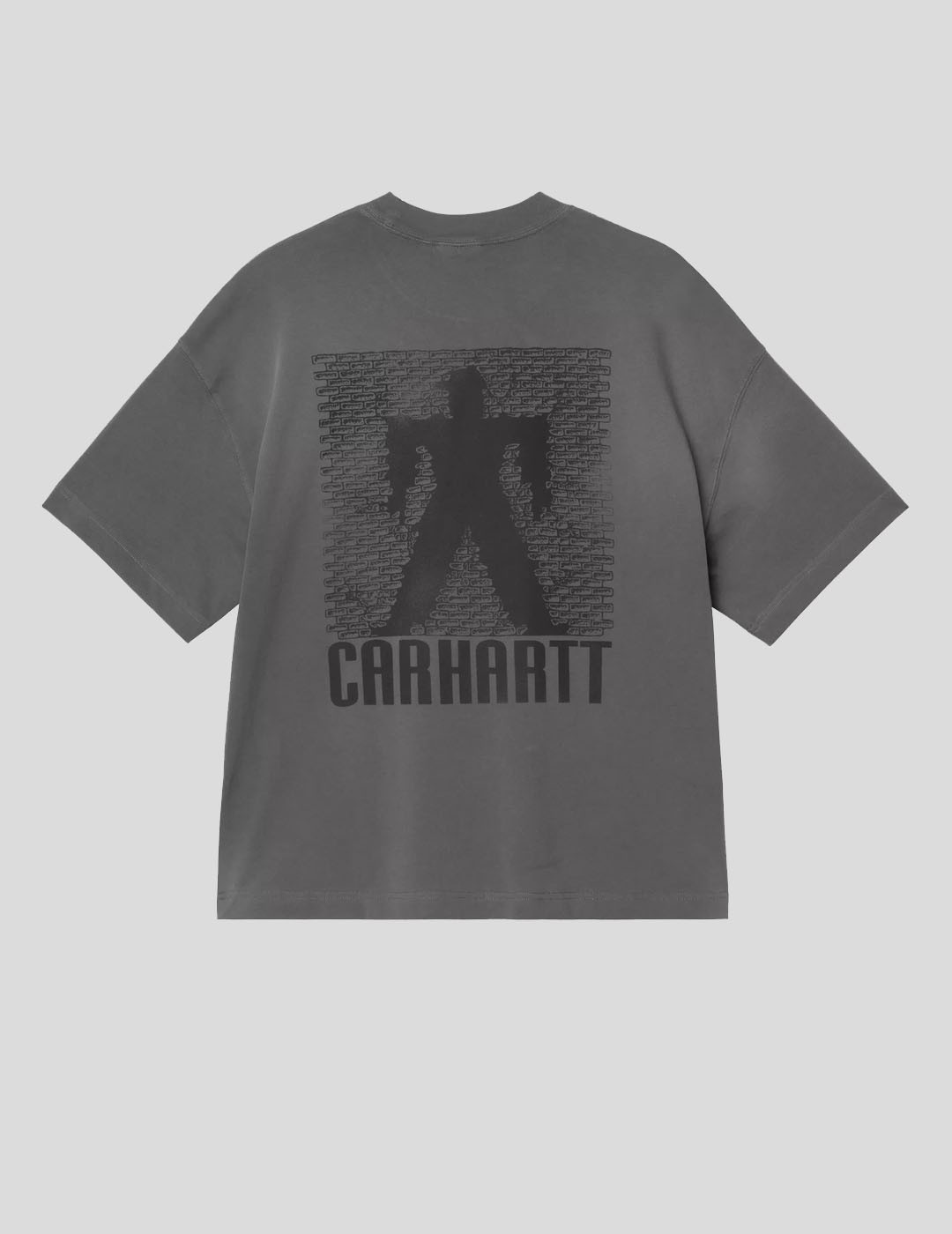 CAMISETA CARHARTT WIP  BRICKY MAN TEE  SOOT-STONE DYED
