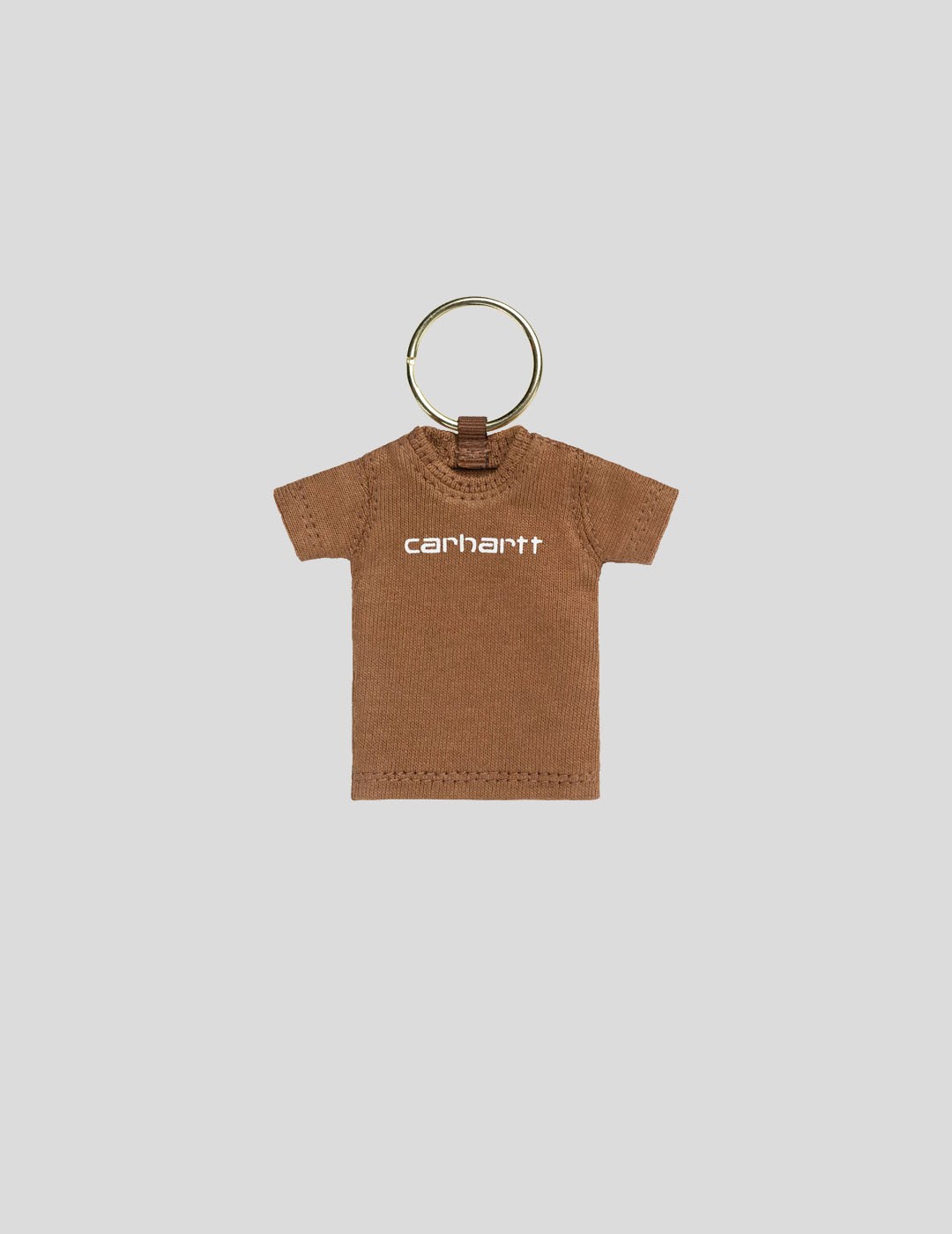 ACCESORIOS CARHARTT WIP  MINI SCRIPT KEYCHAIN  HAMILTON BROWN