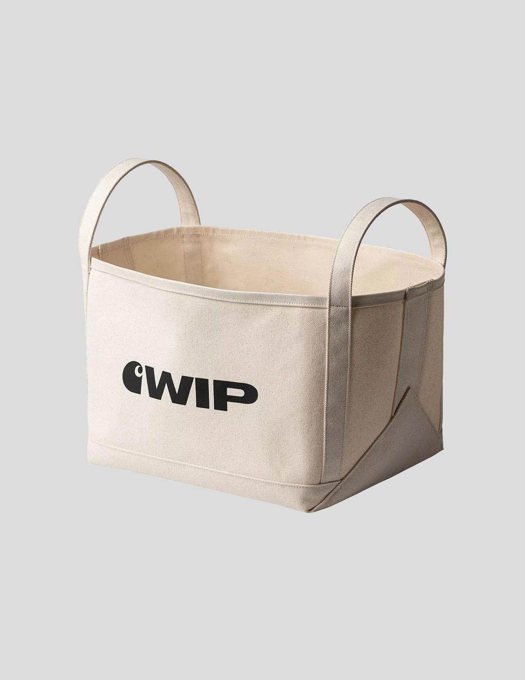 CESTA CARHARTT WIP  WIP MAGAZINE CANVAS BASKET  NATURAL