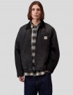 CHAQUETA CARHARTT WIP  OG DETROIT JACKET   BLACK-TOBACCO USED WASH