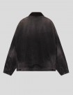 CHAQUETA CARHARTT WIP  OG DETROIT JACKET   BLACK-TOBACCO USED WASH