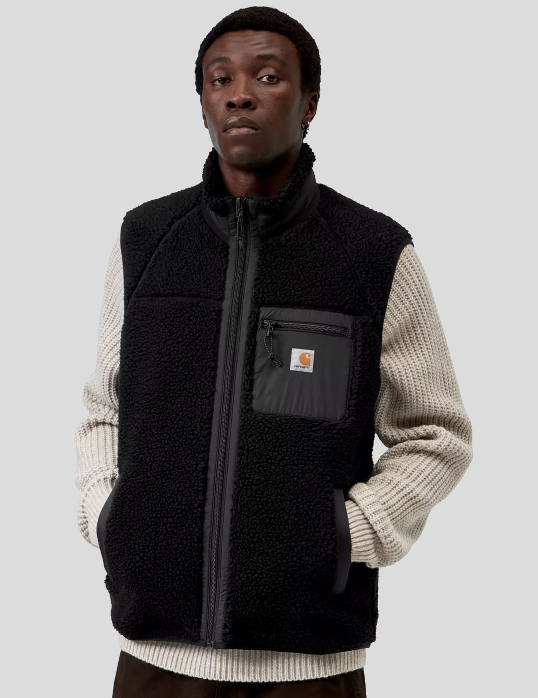 CHAQUETA CARHARTT WIP  PRENTIS VEST LINER  BLACK-BLACK
