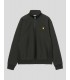 SUDADERA CARHARTT WIP  HALF ZIP AMERICAN SCRIPT  RAVEN