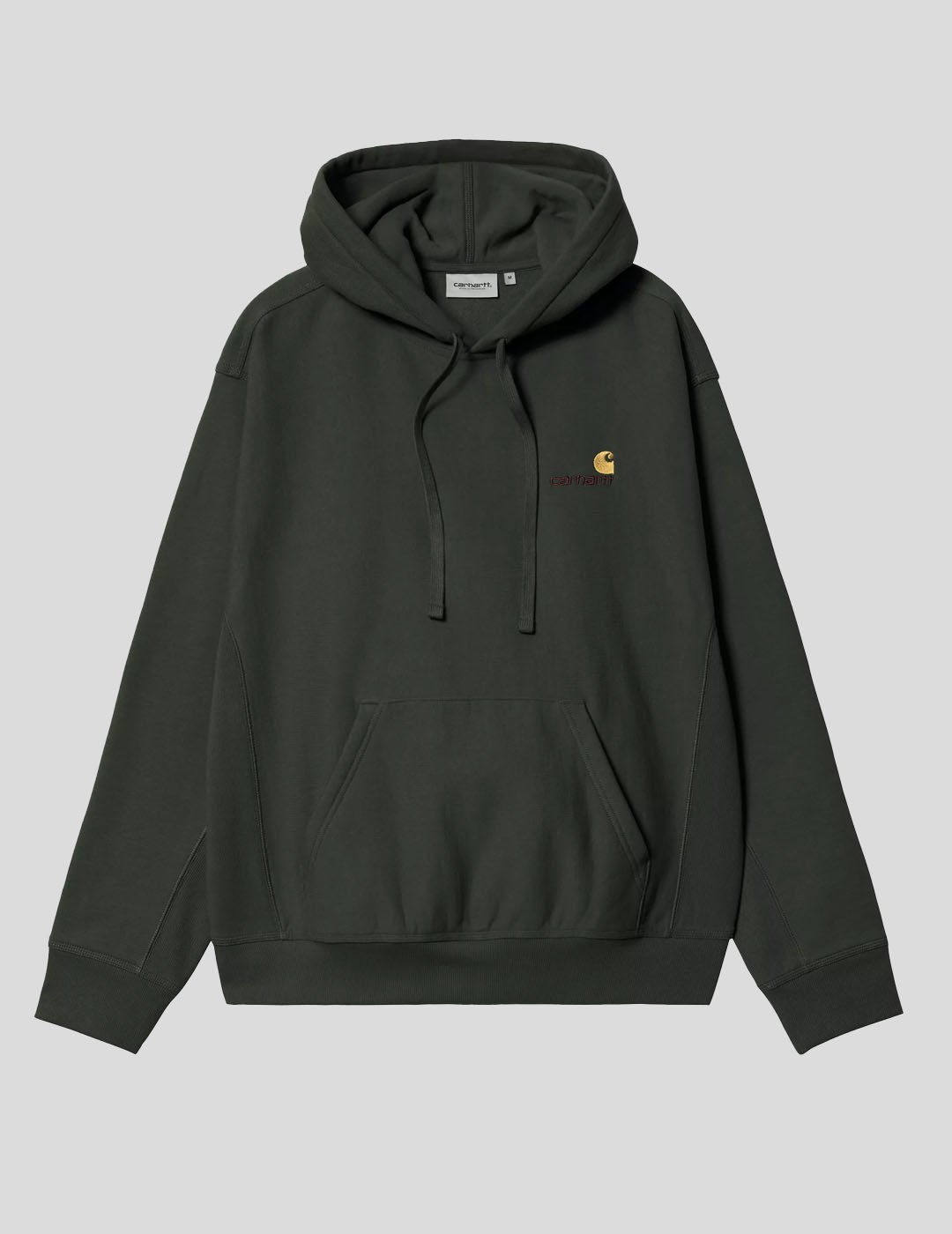 SUDADERA CARHARTT WIP  HOODED AMERICAN SCRIPT SWEATSHIRT  RAVEN