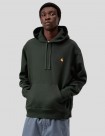 SUDADERA CARHARTT WIP  HOODED AMERICAN SCRIPT SWEATSHIRT  RAVEN
