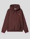 SUDADERA CARHARTT WIP  HOODED AMERICAN SCRIPT SWEATSHIRT  AMARONE