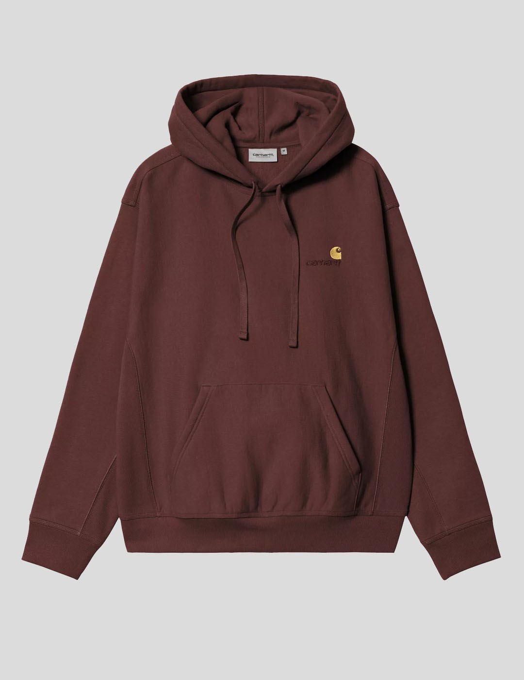 SUDADERA CARHARTT WIP  HOODED AMERICAN SCRIPT SWEATSHIRT  AMARONE