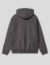 SUDADERA CARHARTT WIP  HOODED AMERICAN SCRIPT SWEATSHIRT  GRAPHITE