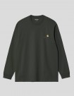 CAMISETA CARHARTT WIP  AMERICAN SCRIPT LS TEE  RAVEN