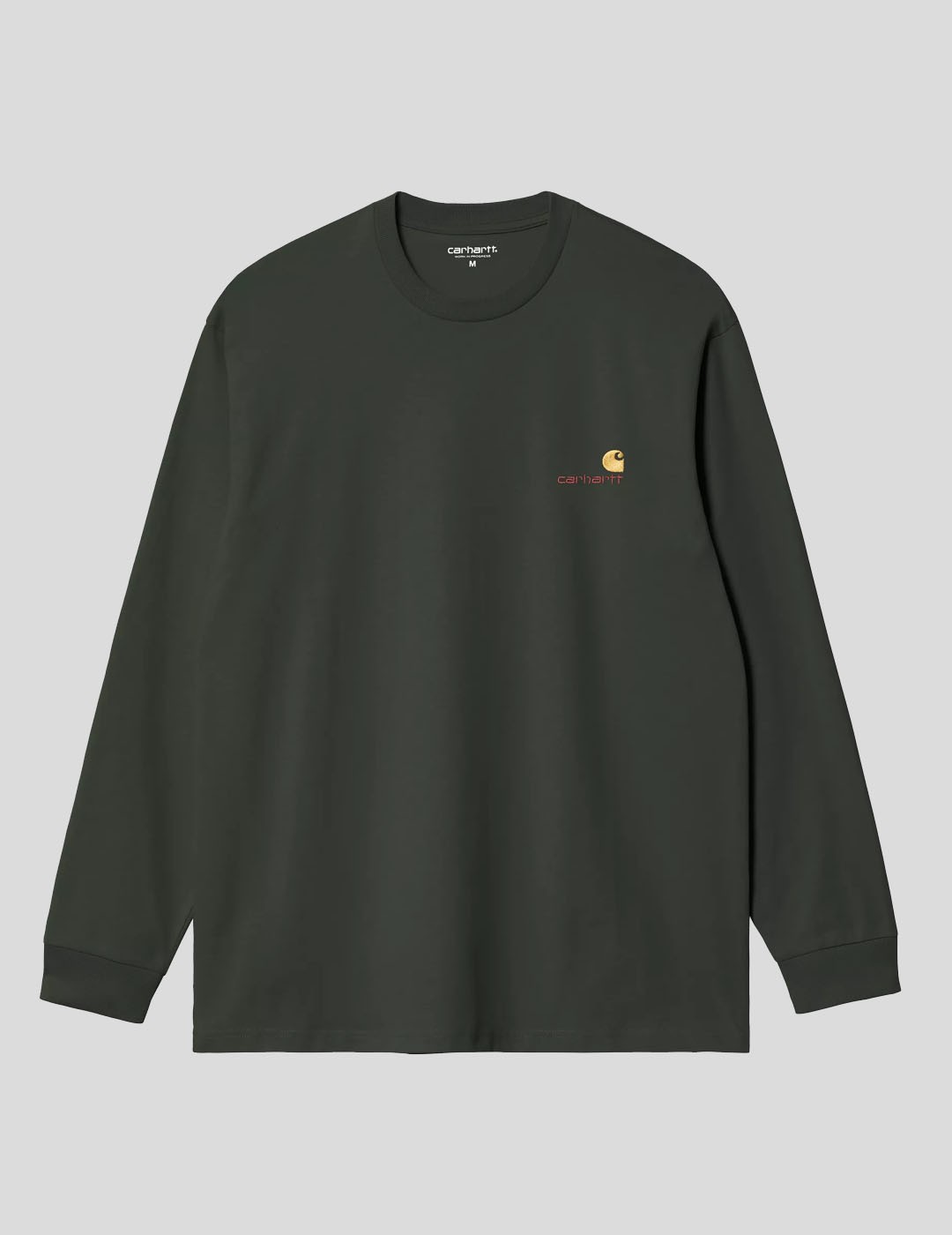 CAMISETA CARHARTT WIP  AMERICAN SCRIPT LS TEE  RAVEN