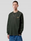 CAMISETA CARHARTT WIP  AMERICAN SCRIPT LS TEE  RAVEN