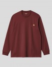 CAMISETA CARHARTT WIP  AMERICAN SCRIPT LS TEE  AMARONE