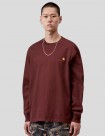 CAMISETA CARHARTT WIP  AMERICAN SCRIPT LS TEE  AMARONE