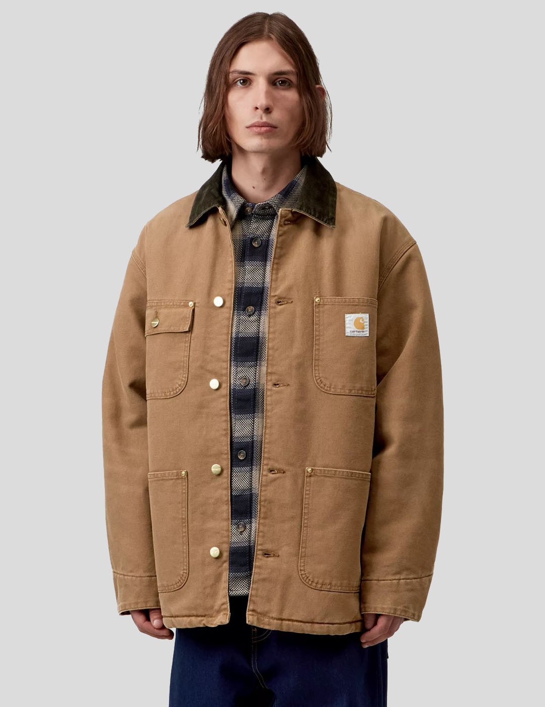 CHAQUETA CARHARTT WIP  OG CHORE COAT  H BROWN 
