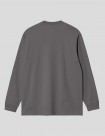 CAMISETA CARHARTT WIP  AMERICAN SCRIPT LS TEE  GRAPHITE