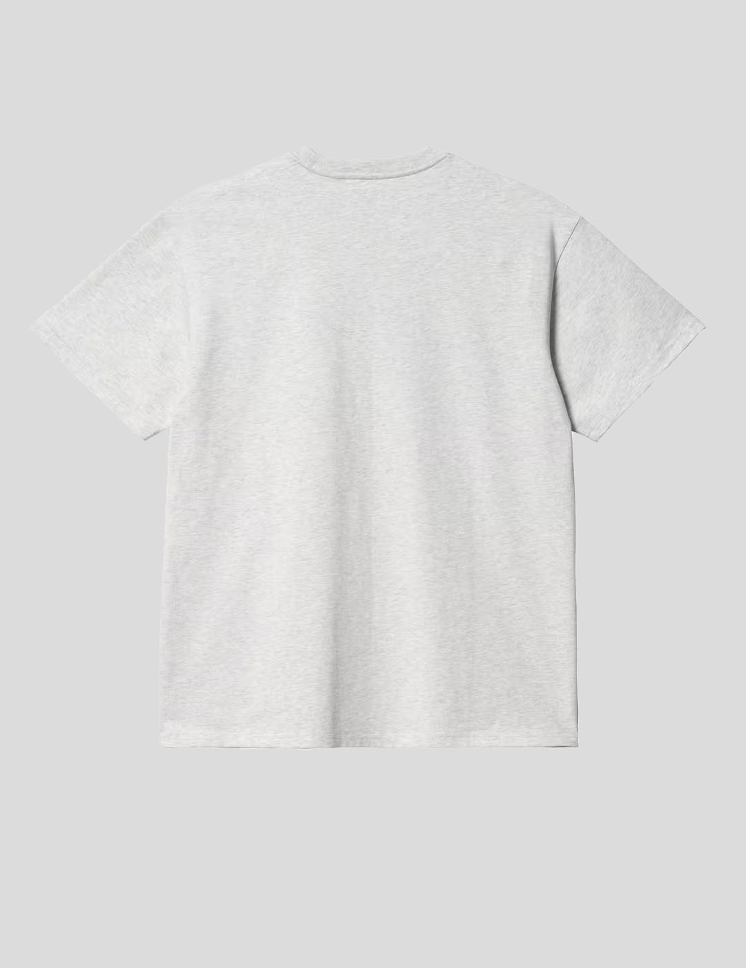 CAMISETA CARHARTT WIP  CHASE TEE     ASH HEATHER