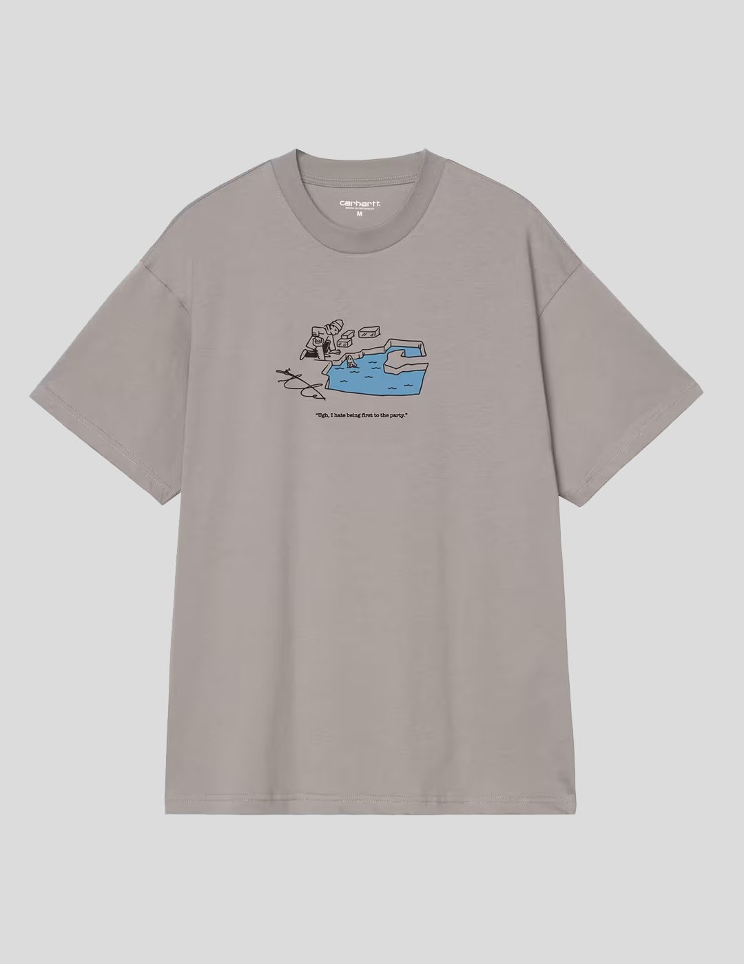 CAMISETA CARHARTT WIP  ICE FISHING TEE  SHADY GREY