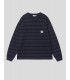 CAMISETA CARHARTT WIP  CARDONA POCKET LS TEE  DARK NAVY