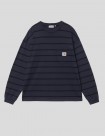 CAMISETA CARHARTT WIP  CARDONA POCKET LS TEE  DARK NAVY
