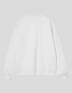 SUDADERA CARHARTT WIP  MACK SWEATSHIRT  ASH HEATHER-BLACK
