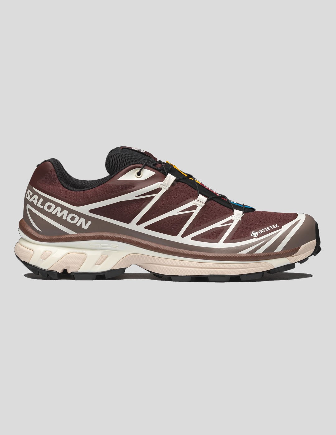 ZAPATILLAS SALOMON XT-6  GORETEX BITTER CHOCOLATE-IRON-VANILLA
