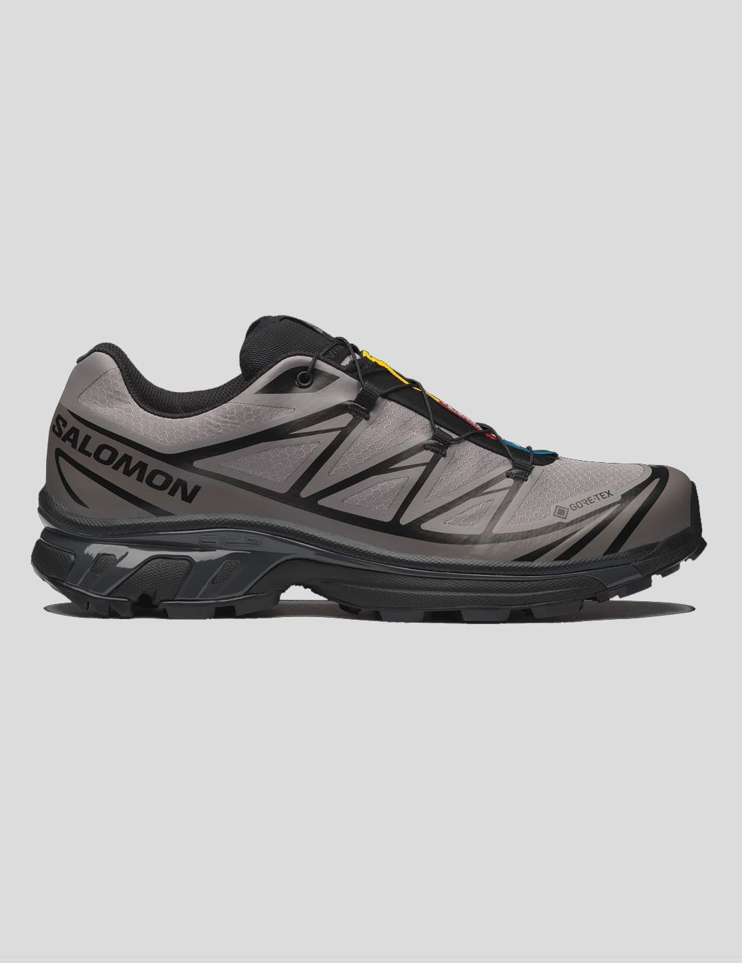 ZAPATILLAS SALOMON XT-6  GORETEX BLACK-CLOUDBURST-DARK GULL GRAY