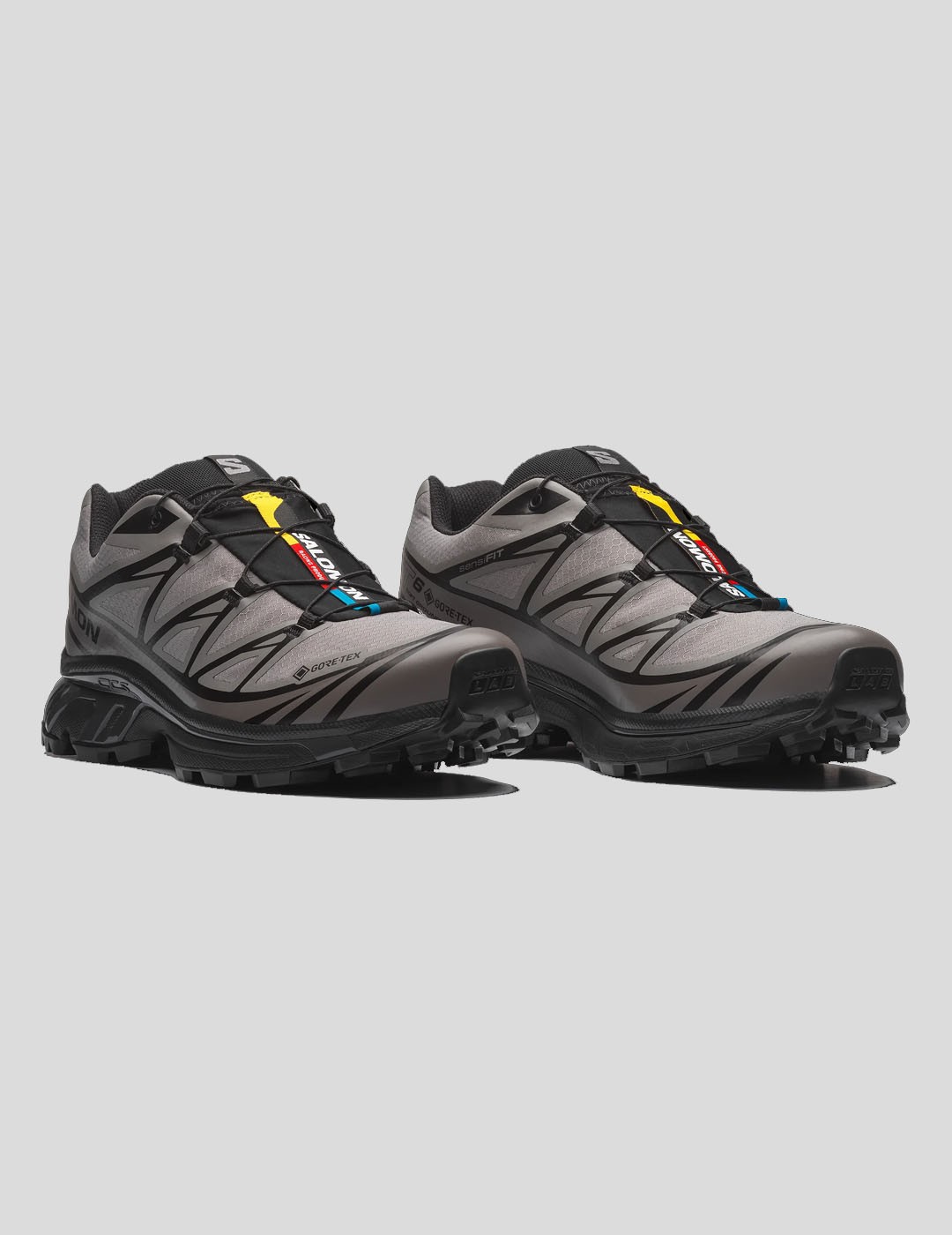 ZAPATILLAS SALOMON XT-6  GORETEX BLACK-CLOUDBURST-DARK GULL GRAY