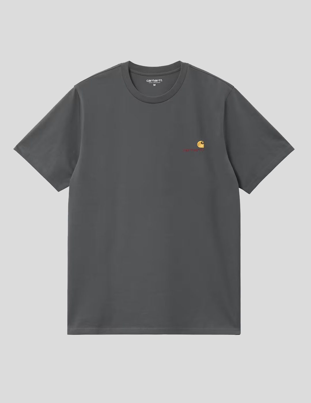 CAMISETA CARHARTT WIP  AMERICAN SCRIPT TEE  GRAPHITE