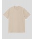 CAMISETA CARHARTT WIP  SCRIPT EMBROIDERY TEE   FLEUR DE SEL